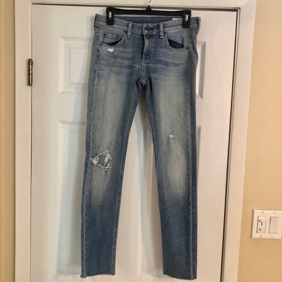 rag & bone Denim - Authentic Rag & Bone Dre Low-Rise Slim Jeans-sz 25